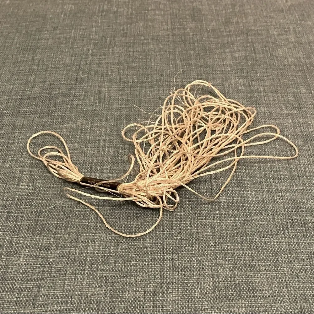 Sparkly Silver Needlepoint Thread Yarn